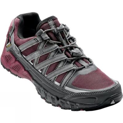 Zapatillas Running Keen Versatrail WP Mujer Gris / Fucsia - Chile NDW612348